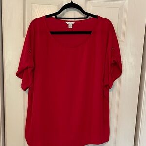 Nautica Bright Red Blouse